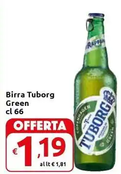 Carrefour Express Birra Tuborg Green offerta