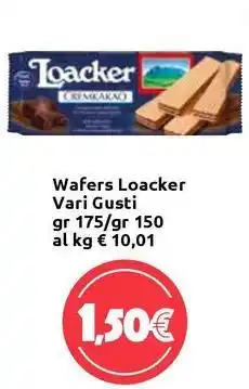Carrefour Express Wafers Loacker offerta