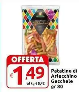 Carrefour Express Patatine di Arlecchino Gecchele offerta