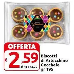 Carrefour Express Biscotti di Arlecchino Gecchele offerta