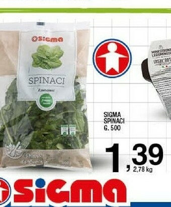 Sigma Spinaci offerta