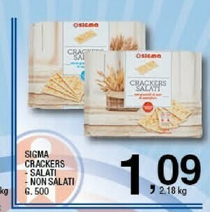 Sigma Crackers offerta