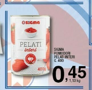 Sigma Pomodori pelati offerta