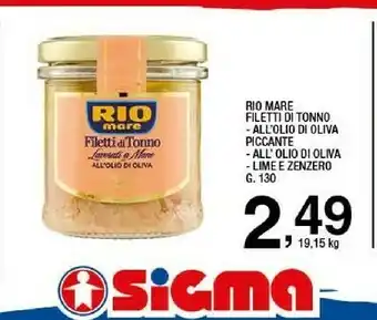 Sigma Tonno rio mare offerta