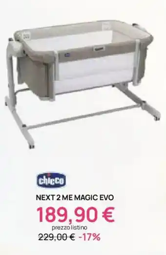 Chicco next 2 me magic evo