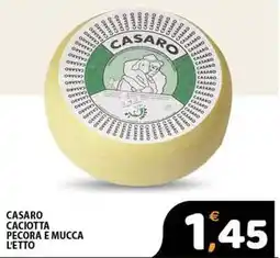 Premium Supermercati Casaro caciotta pecora e mucca offerta