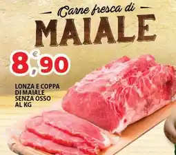 Premium Supermercati Lonza e coppa di maiale senza osso offerta