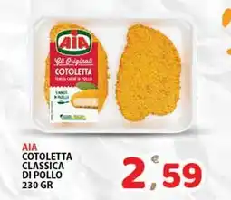 Premium Supermercati AIA cotoletta classica di pollo offerta