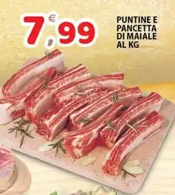 Premium Supermercati Puntine e pancetta di maiale offerta