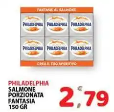 Premium Supermercati Philadelphia salmone porzionata fantasia offerta