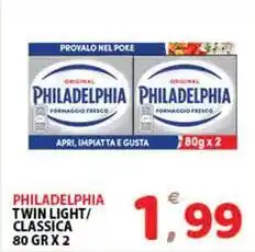 Premium Supermercati Philadelphia twin light/ classica offerta