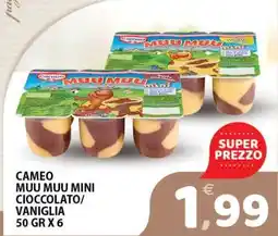 Premium Supermercati Cameo muu muu mini cioccolato/ vaniglia offerta