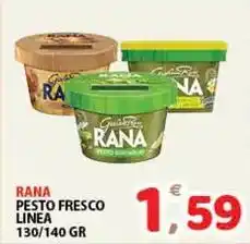 Premium Supermercati Rana pesto fresco linea offerta