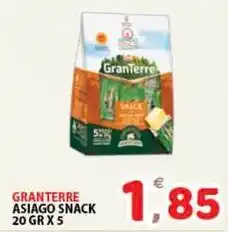 Premium Supermercati Granterre asiago snack offerta