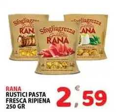 Premium Supermercati Rana rustici pasta fresca ripiena offerta