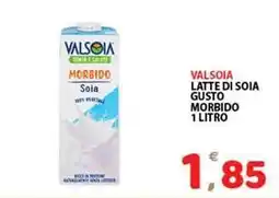 Premium Supermercati Valsoia latte di soia gusto morbido offerta