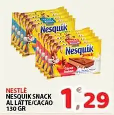 Premium Supermercati Nestle nesquik snack al latte/cacao offerta