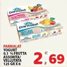 Premium Supermercati Parmalat yogurt 0,1 % frutta assorita/ vellutata offerta