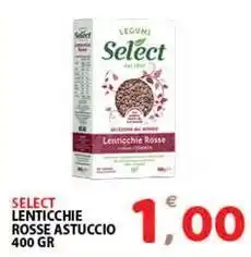 Premium Supermercati Select lenticchie rosse astuccio offerta