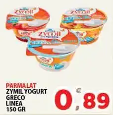 Premium Supermercati Parmalat zymil yogurt greco linea offerta