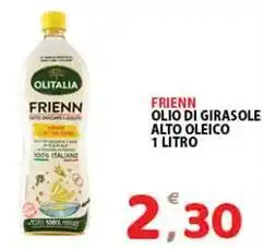 Premium Supermercati Frienn olio di girasole alto oleico offerta