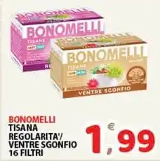 Premium Supermercati Bonomelli tisana regolarita ventre sgonfio 16 filtri offerta