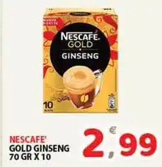 Premium Supermercati Nescafe gold ginseng offerta