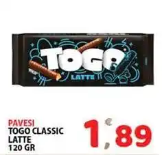 Premium Supermercati Pavesi togo classic latte offerta