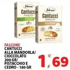Premium Supermercati Falcone cantucci alla mandorla/ cioccolato pistacchio e cedro offerta