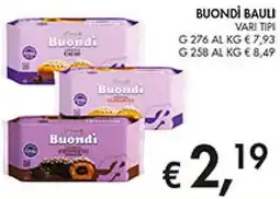 Coal Buondì BAULI offerta