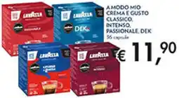 Coal A modo mio crema e gusto classico intenso passionale dek offerta