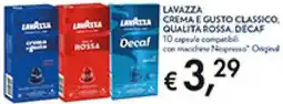 Coal Lavazza crema e gusto classico, qualita rossa, decaf offerta