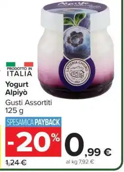 Carrefour Yogurt Alpiyò offerta