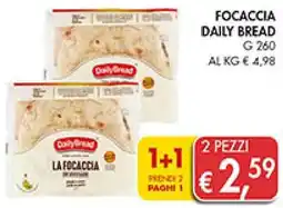 Coal Focaccia DAILY BREAD offerta