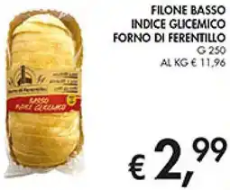 Coal Filone basso indice glicemico FORNO DI FERENTILLO offerta