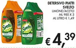 Coal Detersivo piatti SVELTO offerta