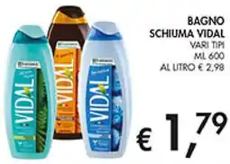 Coal Bagno schiuma VIDAL offerta