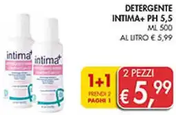 Coal Detergente INTIMA+ PH 5,5 offerta