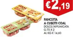 Coal Pancetta a cubetti COAL offerta