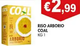 Coal Riso arborio COAL offerta