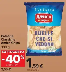 Carrefour Market Patatine Classiche Amica Chips offerta