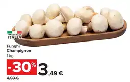 Carrefour Market Funghi Champignon offerta