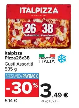Carrefour Market Italpizza Pizza26x38 offerta