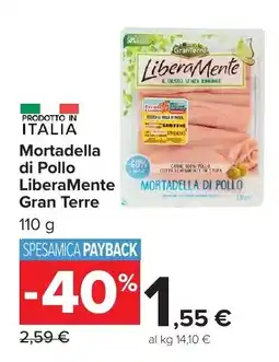 Carrefour Market Mortadella di Pollo LiberaMente Gran Terre offerta