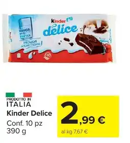 Carrefour Market Kinder Delice offerta