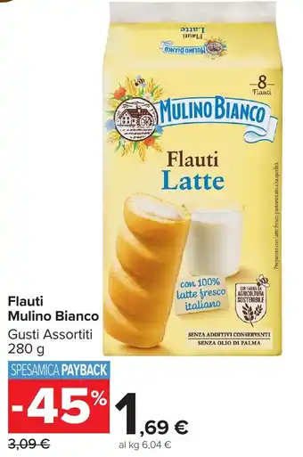 Carrefour Market Flauti Mulino Bianco offerta