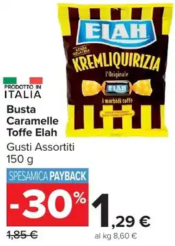 Carrefour Market Busta Caramelle Toffe Elah offerta