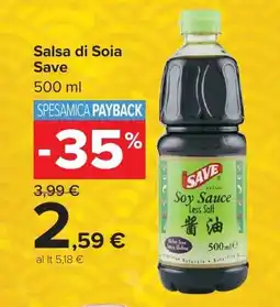 Carrefour Market Salsa di Soia Save offerta