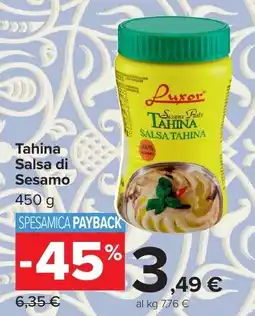 Carrefour Market Tahina Salsa di Sesamo offerta