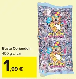 Carrefour Market Busta Coriandoli offerta